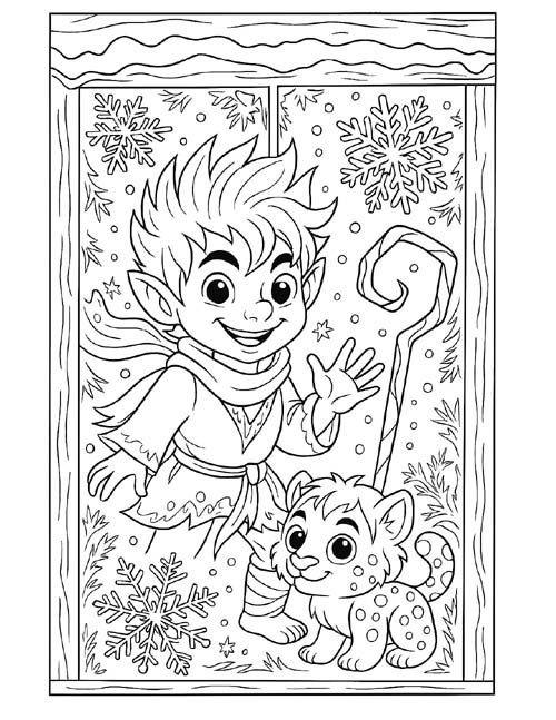 Jack Frost coloring page