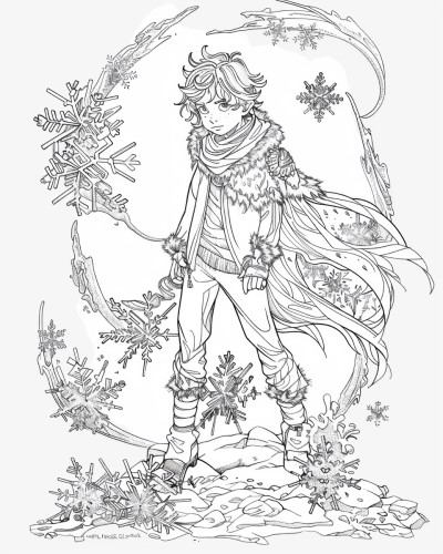 Jack Frost coloring page