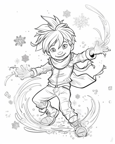 Jack Frost coloring page