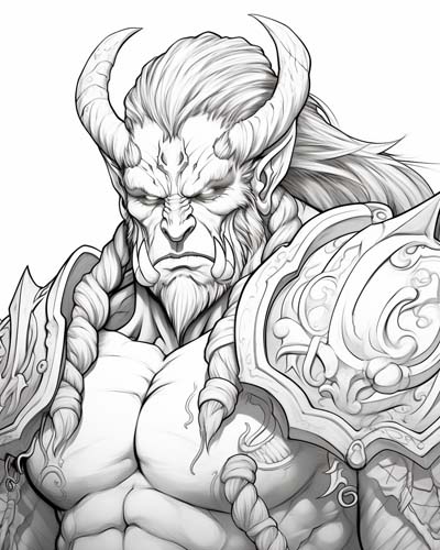 World of Warcraft burning-legion coloring page