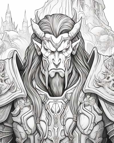 World of Warcraft burning-legion coloring page