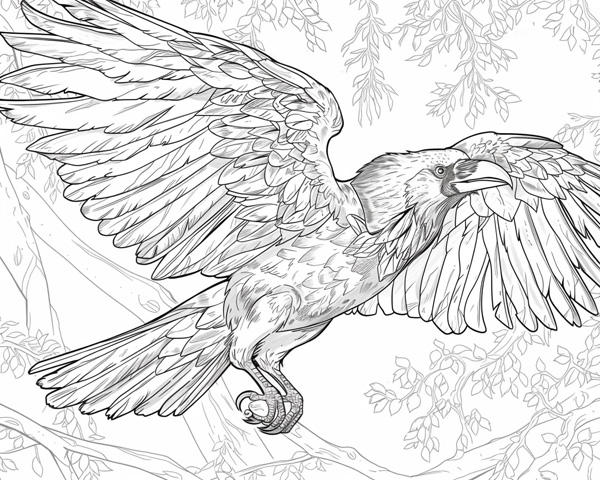 World of Warcraft druid flight form coloring page