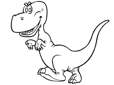 Tyrannosaurus coloring pages