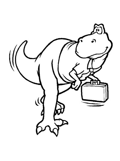 Tyrannosaurus coloring pages