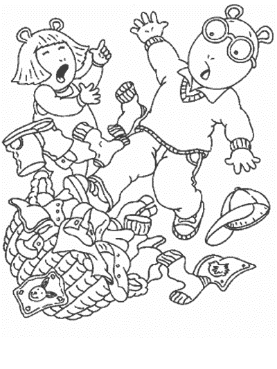 Arthur coloring page