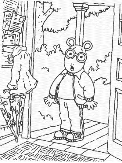 Arthur coloring page