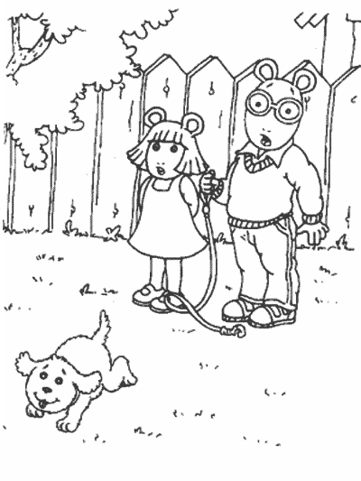 Arthur coloring page