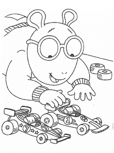 Arthur coloring page