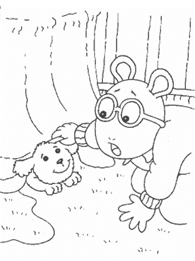 Arthur coloring page