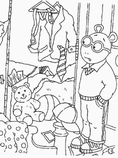 Arthur coloring page