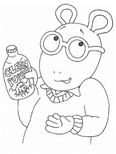 Arthur coloring page