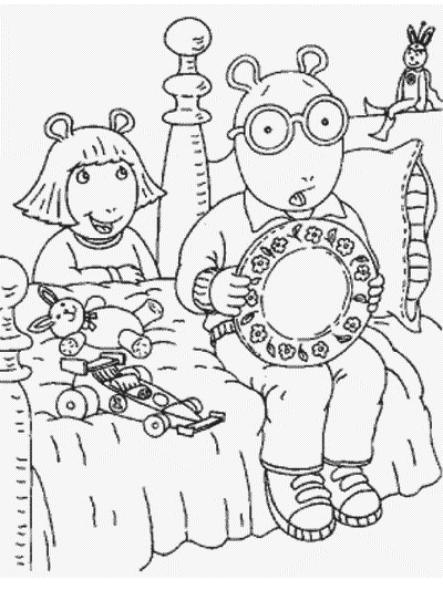 Arthur coloring page