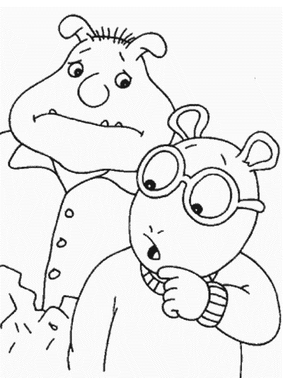 Arthur coloring page