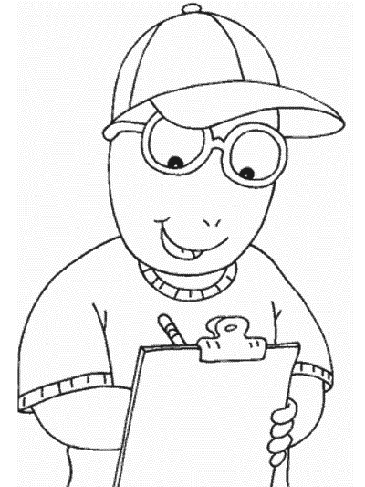 Arthur coloring page
