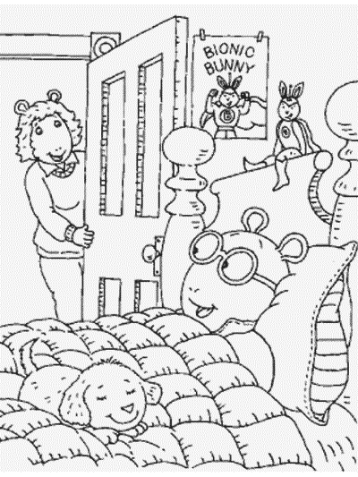 Arthur coloring page