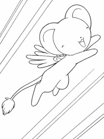 Cardcaptors coloring page