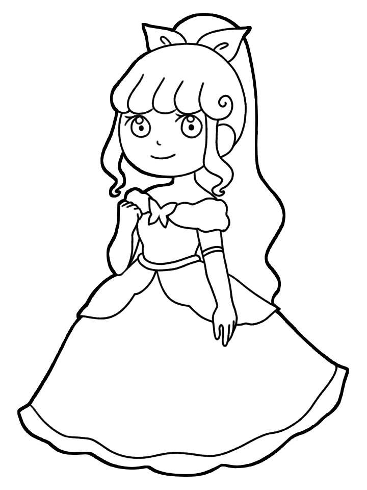 Cinderella coloring page