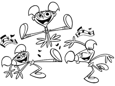 Dexter's Lab coloring page
