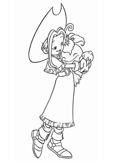 Digimon coloring page