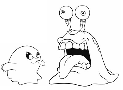 Digimon coloring page