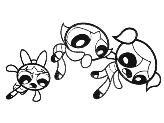 Powerpuff Girls coloring page