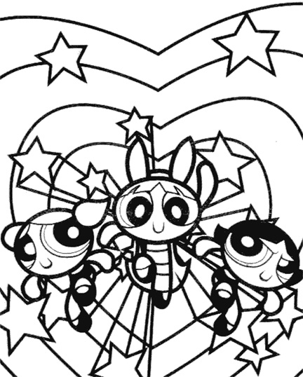 Powerpuff Girls coloring page