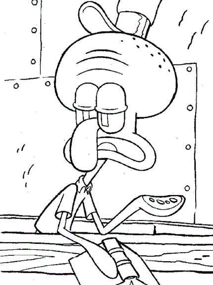 Spongebob Squarepants coloring page
