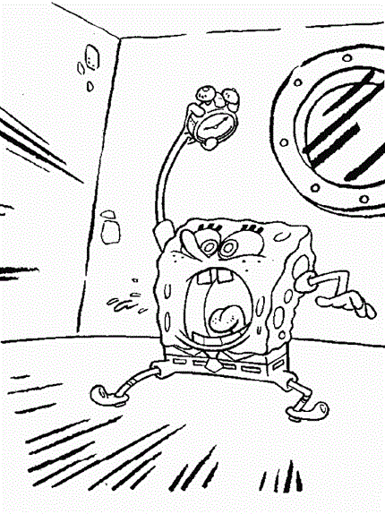 Spongebob Squarepants coloring page