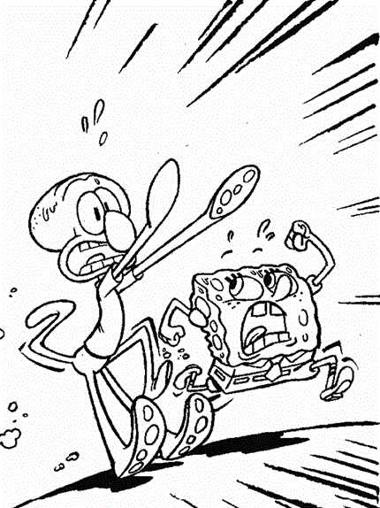 Spongebob Squarepants coloring page