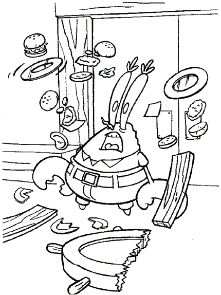 Spongebob Squarepants coloring page