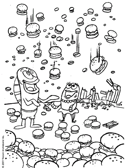 Spongebob Squarepants coloring page