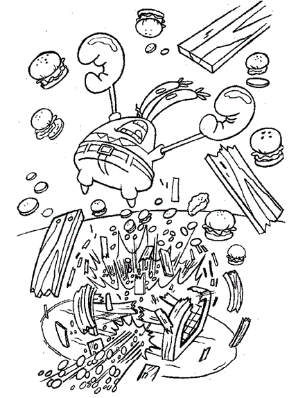 Spongebob Squarepants coloring page