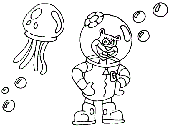 Spongebob Squarepants coloring page