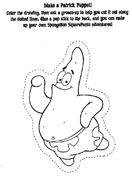 Spongebob Squarepants coloring page