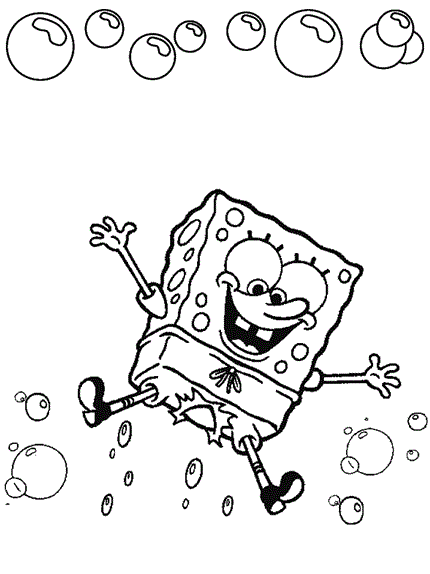 Spongebob Squarepants coloring page