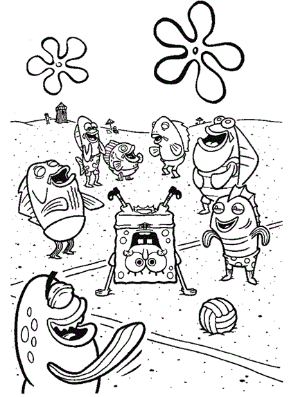 Spongebob Squarepants coloring page