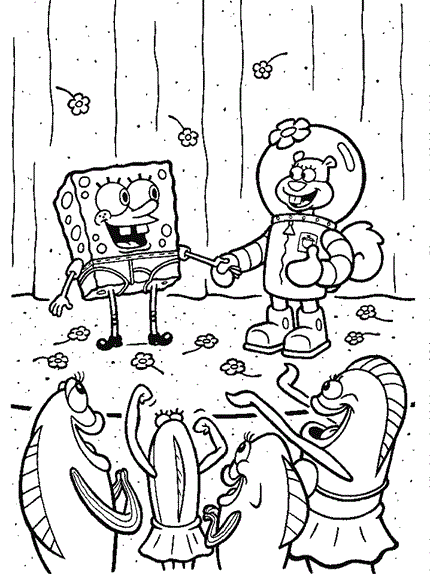 Spongebob Squarepants coloring page