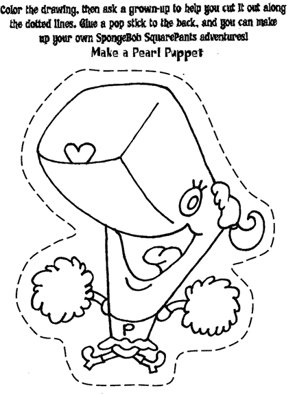 Spongebob Squarepants coloring page