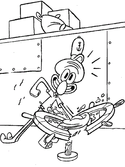 Spongebob Squarepants coloring page