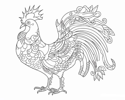 sarimanok coloring page