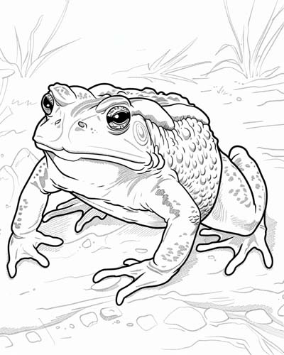 midwife toad dad coloring page