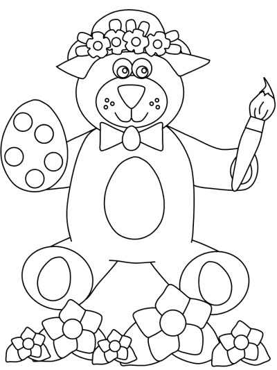 Easter coloring page