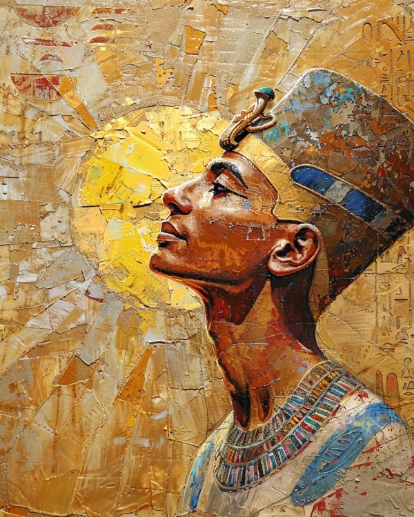 artwork of Pharoah Ahkenaten
