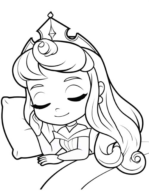 Sleeping Beauty coloring pages