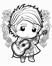 bard coloring page