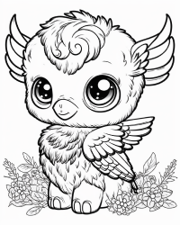 dungeons and dragons - owlbeast coloring page