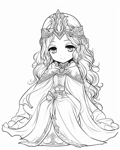 Eleanor of Aquitaine coloring page