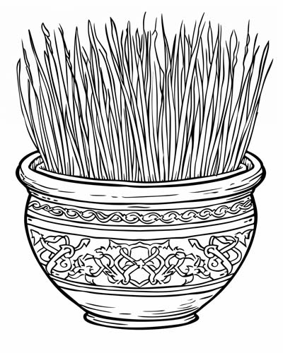 Persian New Year Coloring Pages