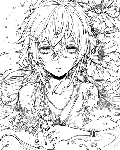 Songkran New Year Coloring Pages