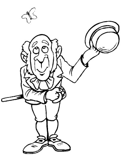 St. Patrick's Day leprechaun coloring page